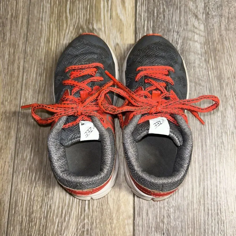 New Balance Vazee Rush Sneaker Shoes Kids Youth US Size 11.5 Red Gray KJRUSGOP
